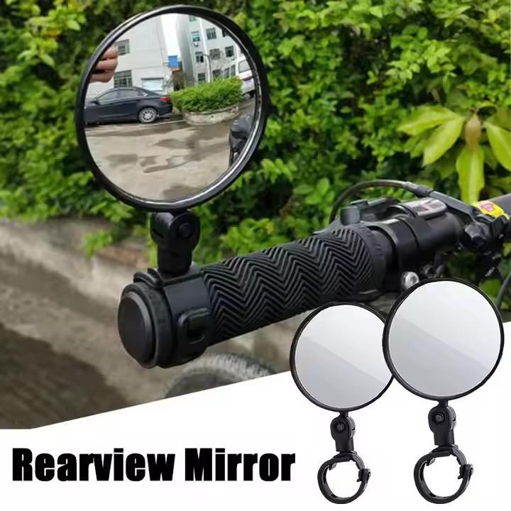Mirror Handlebar Convex - Bicycle Mirrors Convex Wide Angle Adjustable