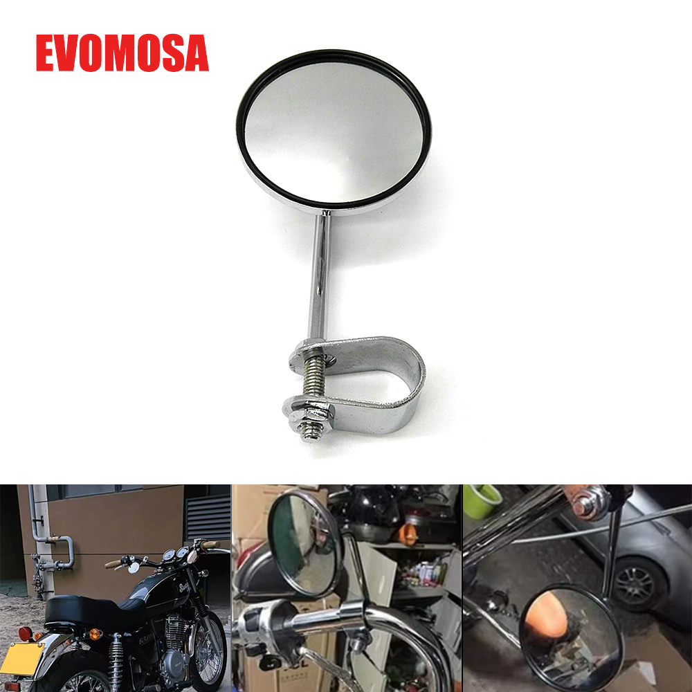 Mirror Handlebar Convex - Motorcycle Handlebar Rear View Mirrors Round