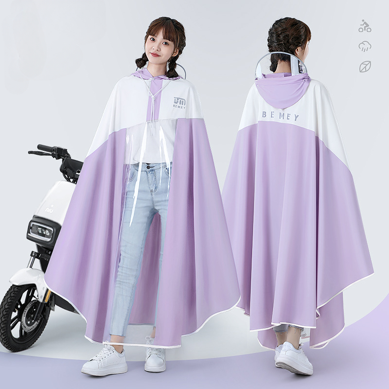Potable Bicycle Raincoat Fashi - Cycling Rain Jacket Commute recension och pris
