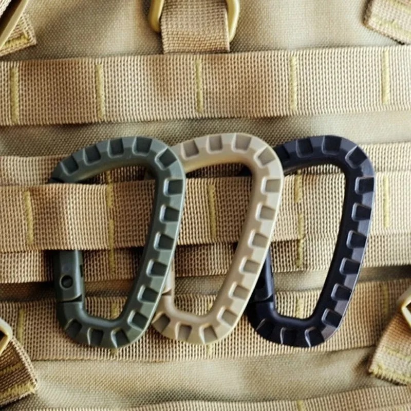 Tactical Carabiner Set Plastic - Chain Lock Combination recension och pris