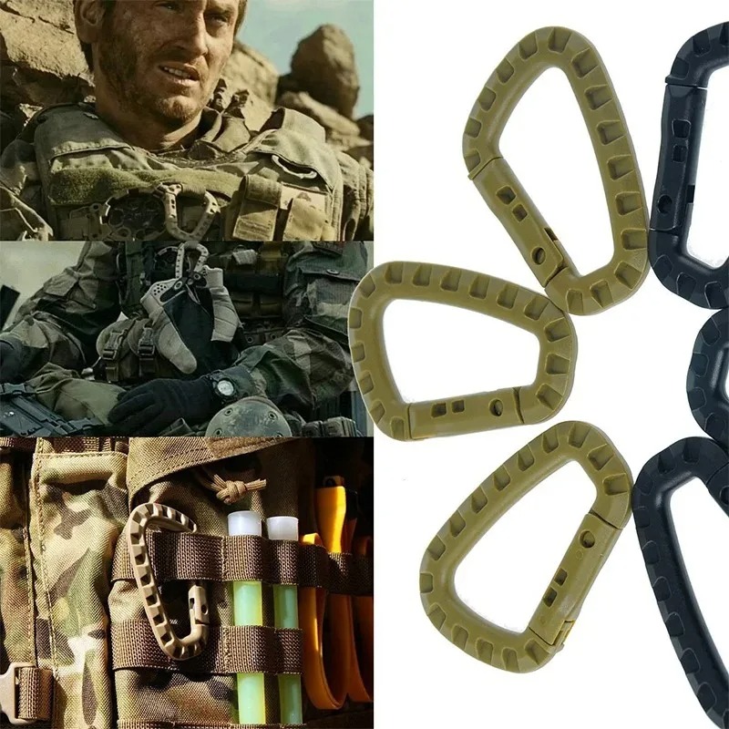 Tactical Carabiner Set Plastic - Chain Lock Combination recension och pris