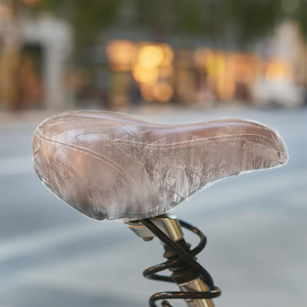 100Pcs Waterproof Saddle Cover - Cycling Commute Rain recension och pris
