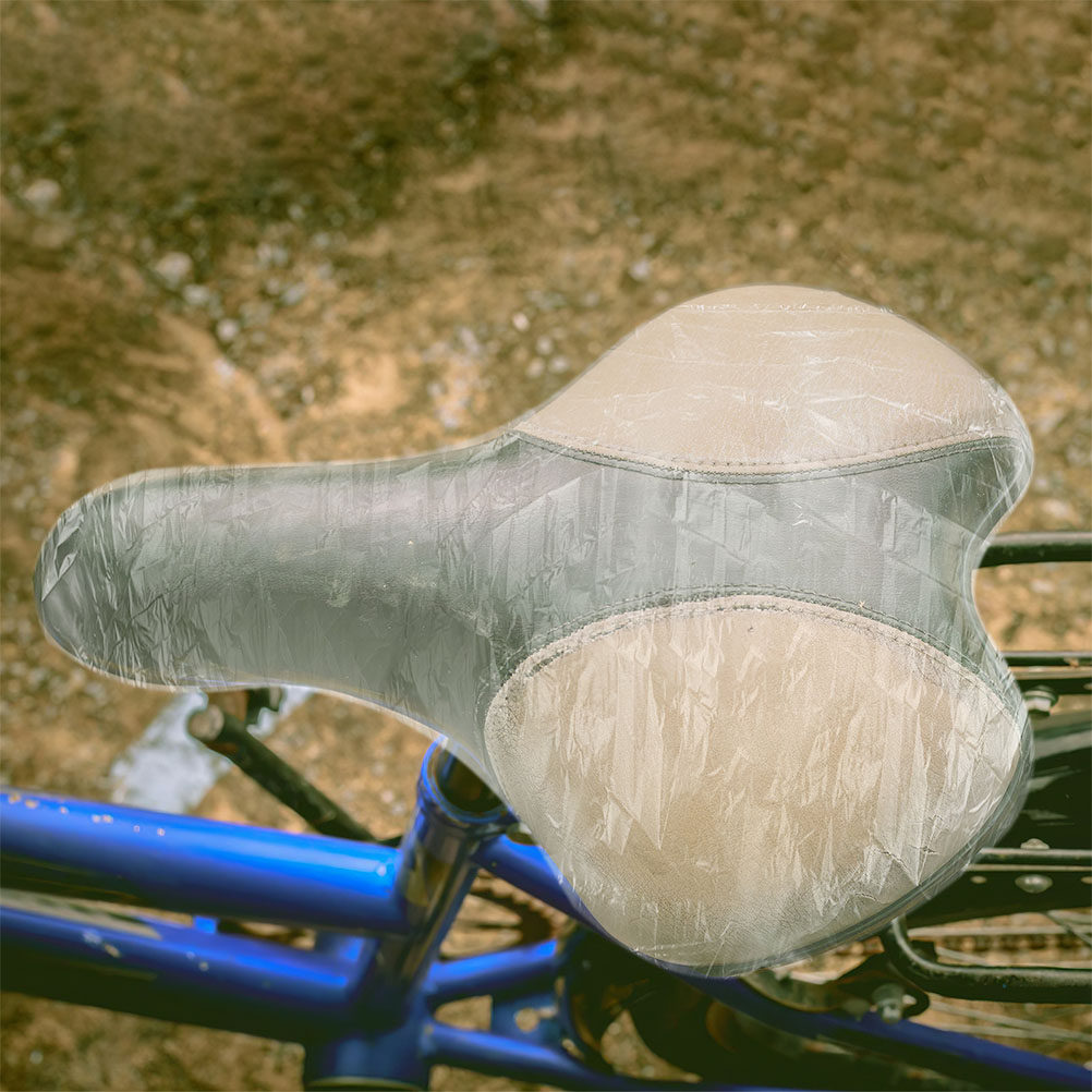 100Pcs Waterproof Saddle Cover - Cycling Commute Rain recension och pris