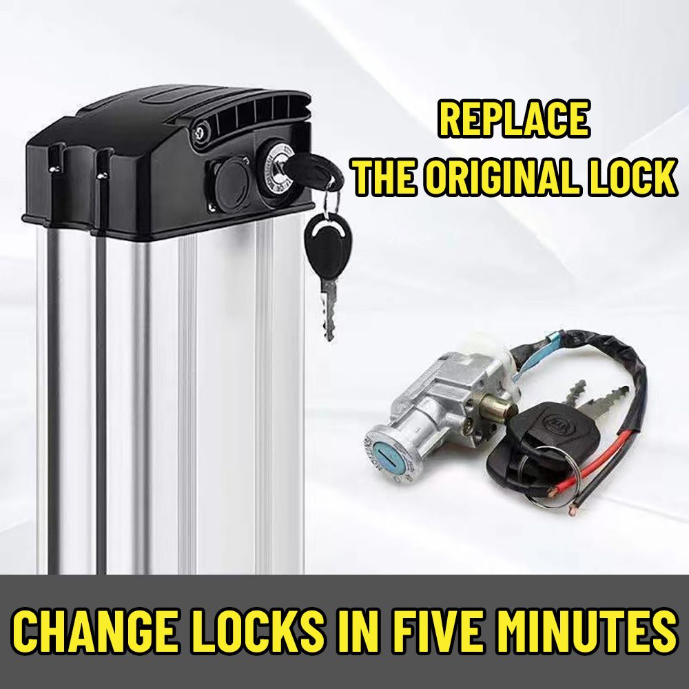 E-Bike Battery Lock With 2 Key - Commuter Bike Lock recension och pris