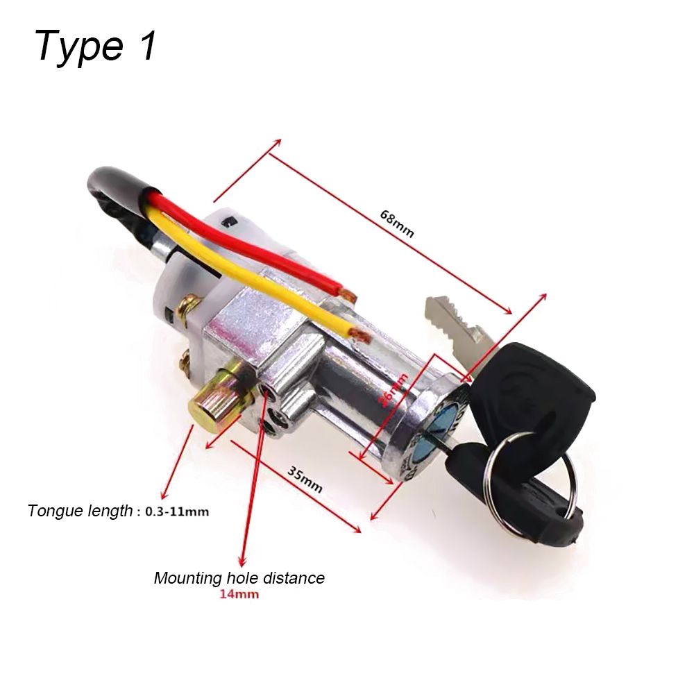 E-Bike Battery Lock With 2 Key - Commuter Bike Lock recension och pris