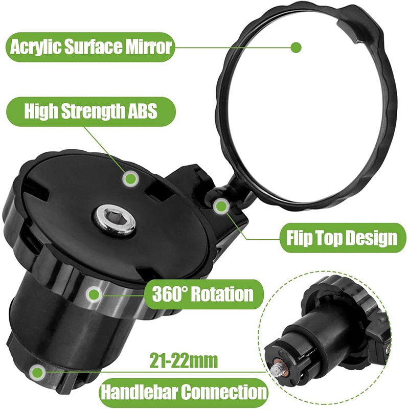 Bicycle Handlebar Convex Mirro - Mirror Handlebar Convex recension och pris