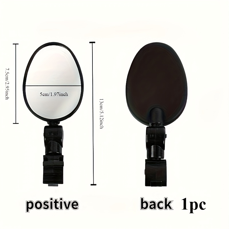 1/2PCS  Bike Mirrors, Acrylic  - Mirror Handlebar Convex recension och pris