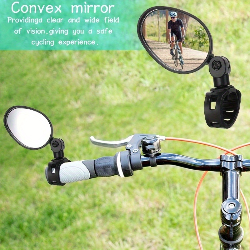 1/2PCS  Bike Mirrors, Acrylic  - Mirror Handlebar Convex recension och pris