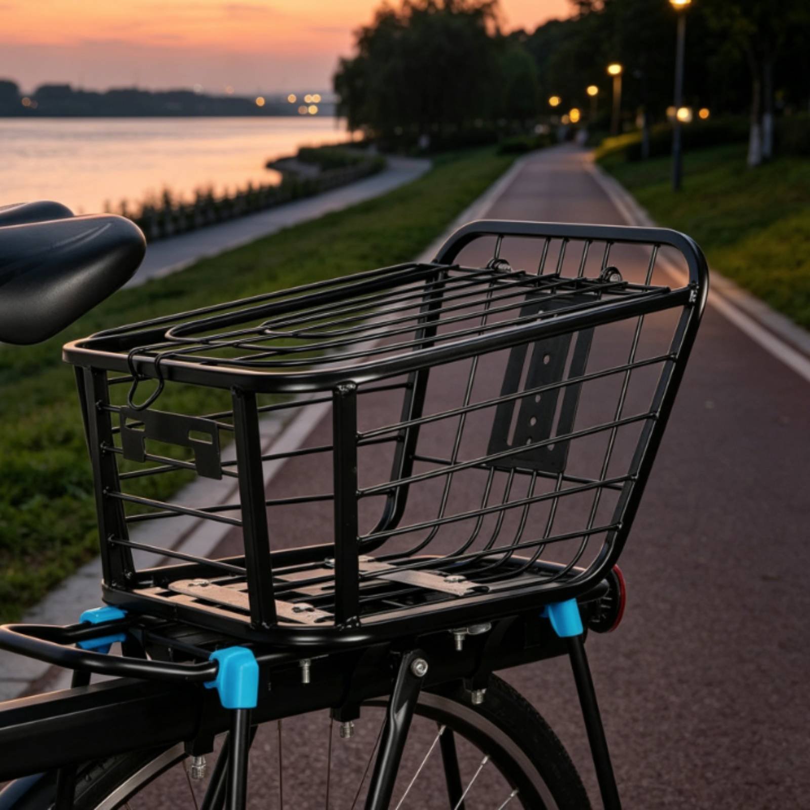 Folding Rear Bike Basket Folda - Cycling Commuter recension och pris