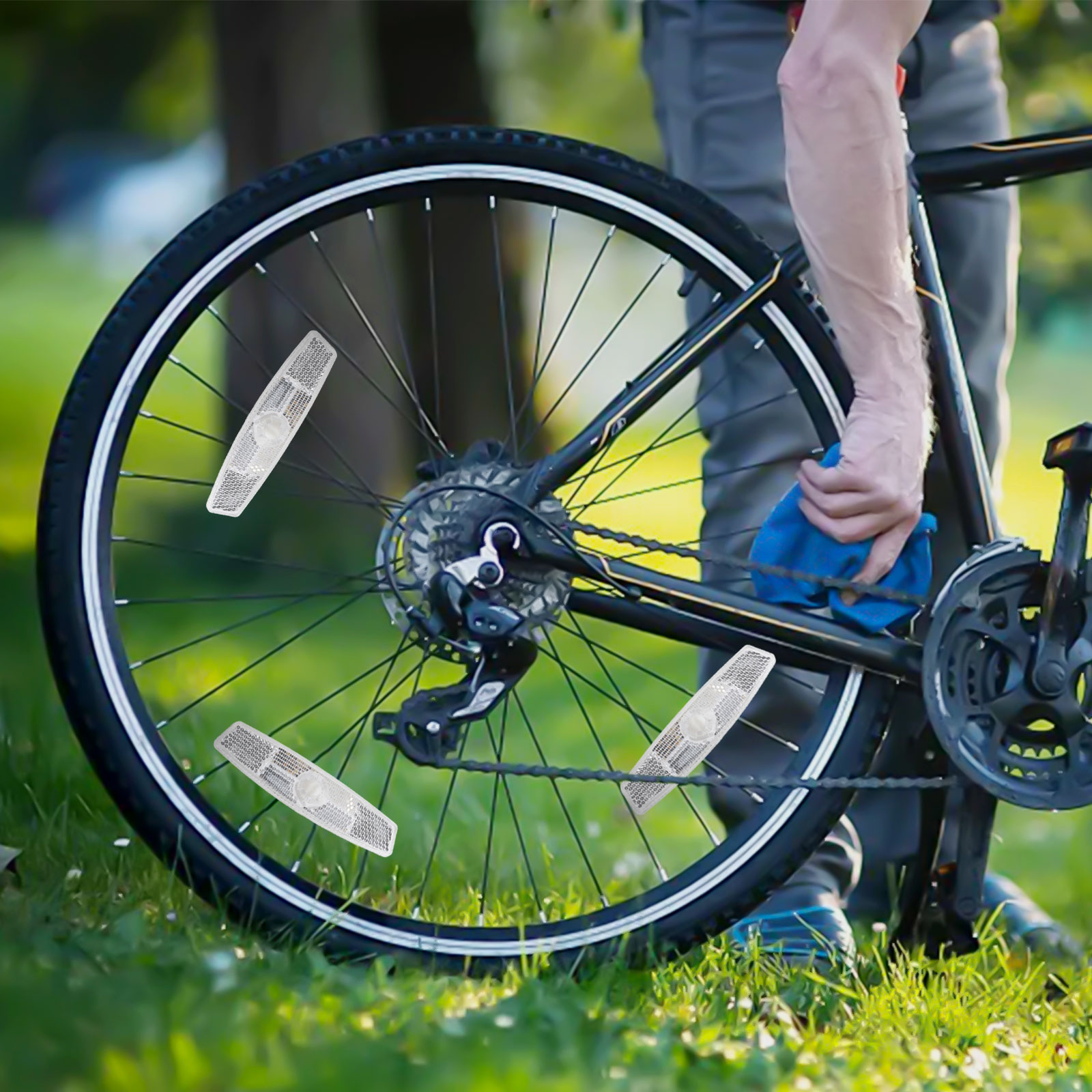 Bicycle Spoke Reflectors 8 Pie - Spoke Reflector Set recension och pris