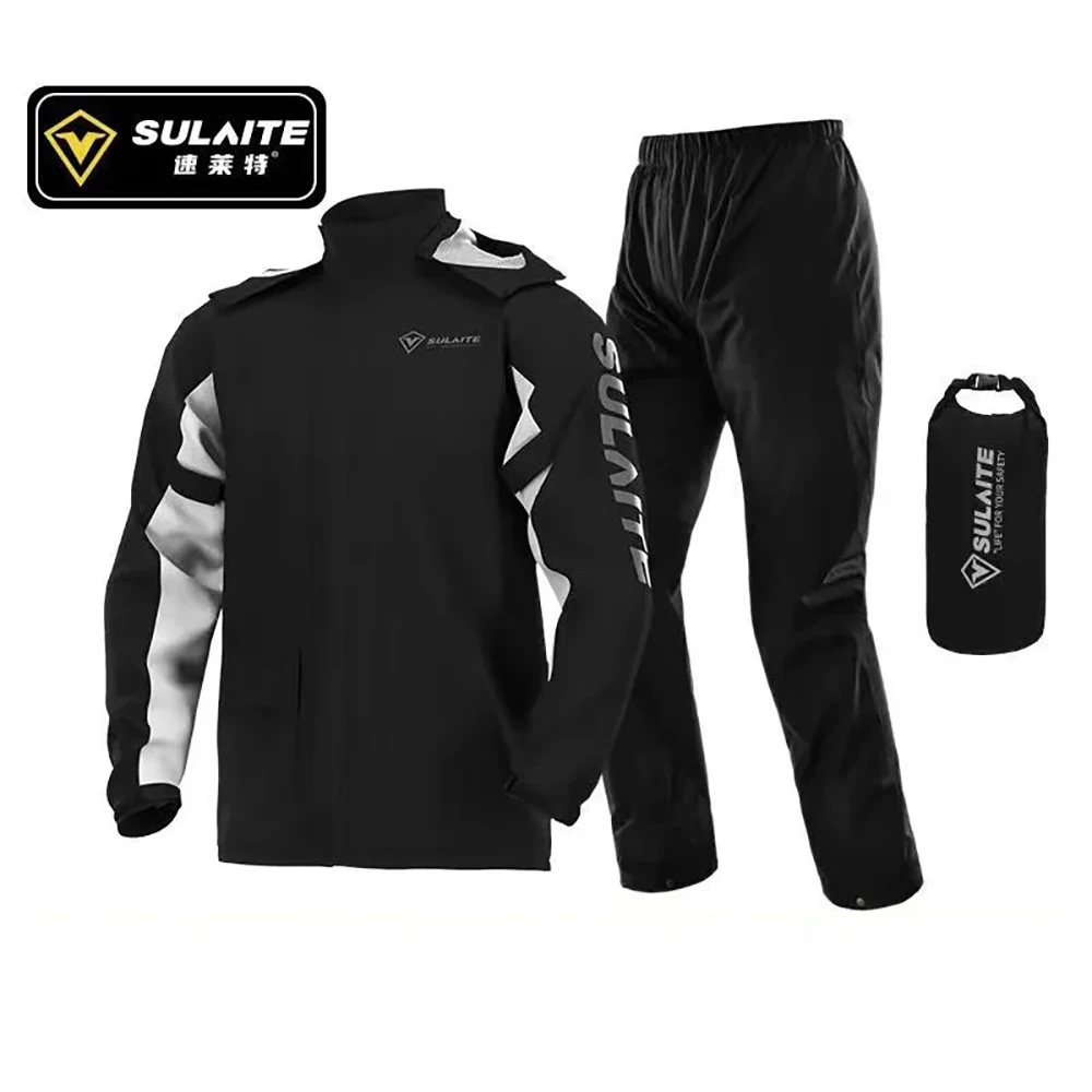 Motorcycle Raincoat Men Women  - Cycling Rain Jacket Commute recension och pris