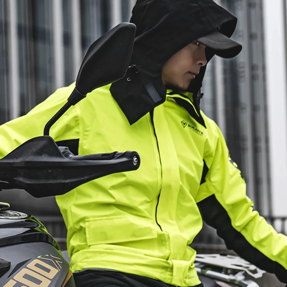 Motorcycle Raincoat Men Women  - Cycling Rain Jacket Commute recension och pris