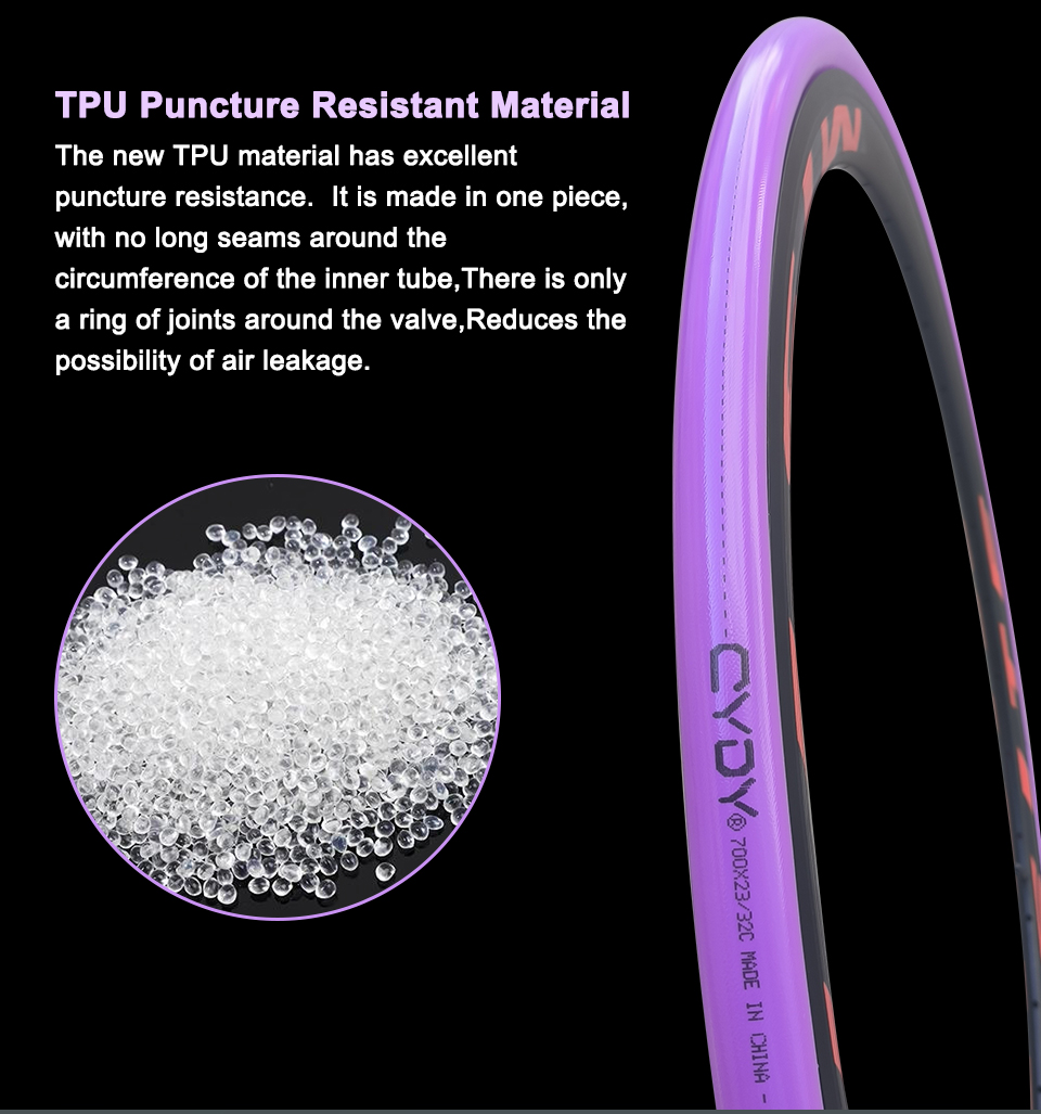 46g CYDY TPU Gravel Bicycle In - Inner Tube 700C recension och pris
